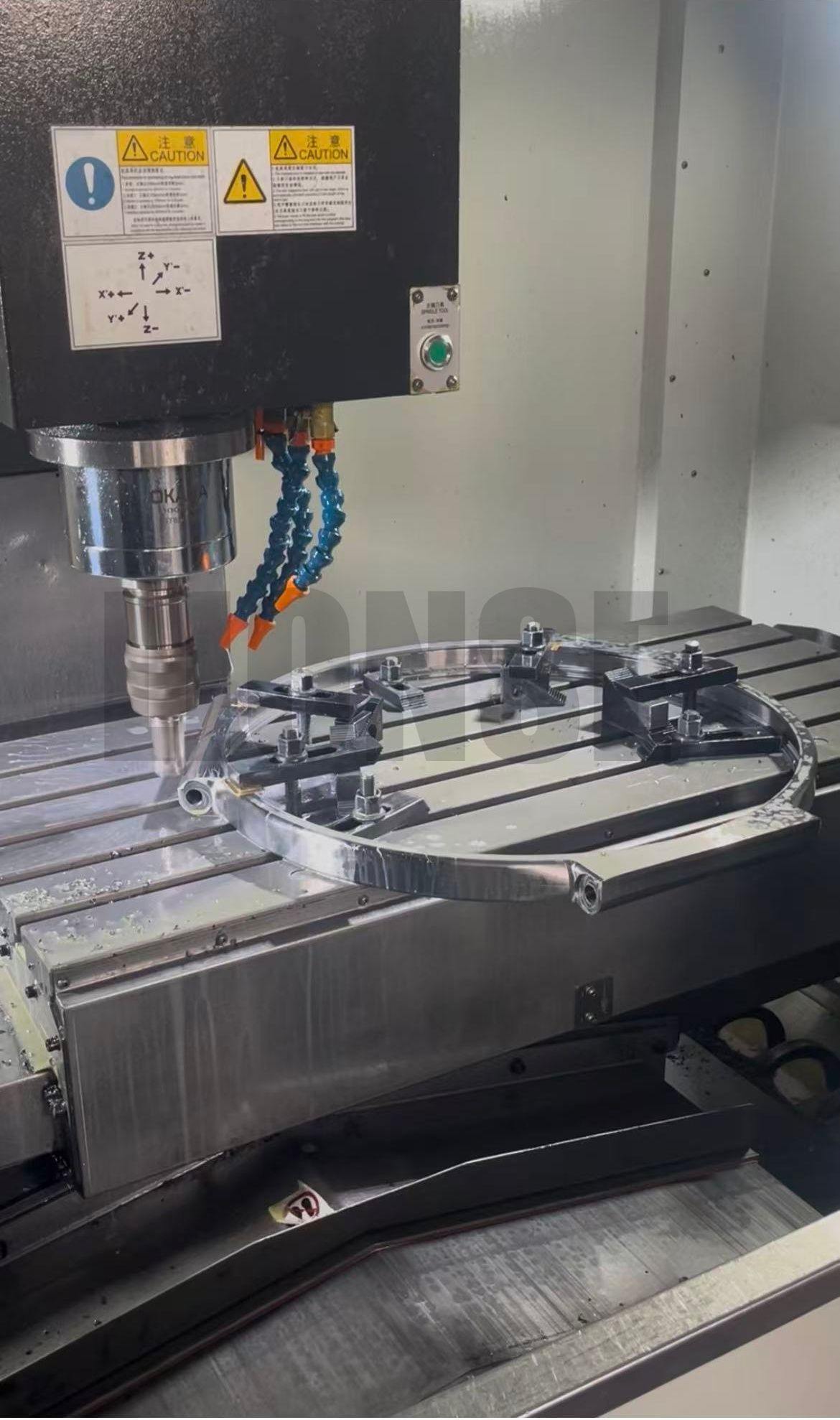 Malaking Bore Stainless Steel Multi Groove Locking Ring Custom Lugs